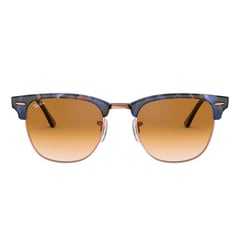 RAY BAN - Gafas de sol Ray Ban RB3016 Unisex Marco Spotted Brown/Blue Lente Clear Gradient Brown