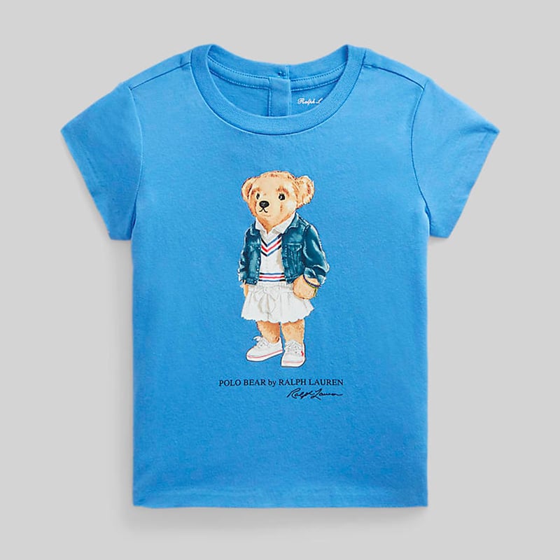 RALPH LAUREN - Camiseta Bebé Niña Algodón Polo Ralph Lauren