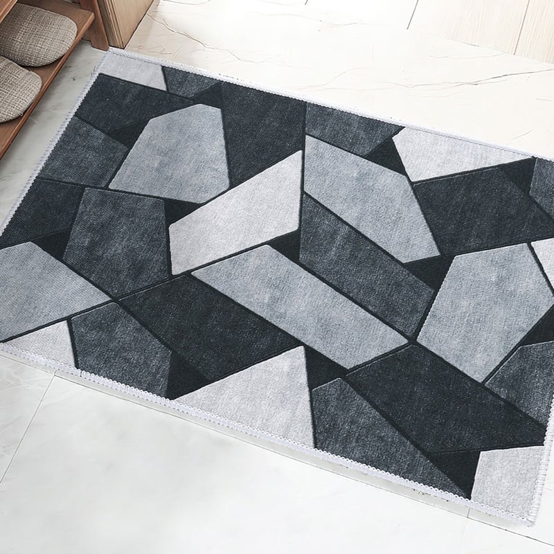 MY HOME STORE - Tapete My Home Store Antideslizante Franel 60 x 120 cm Rectangular Gris