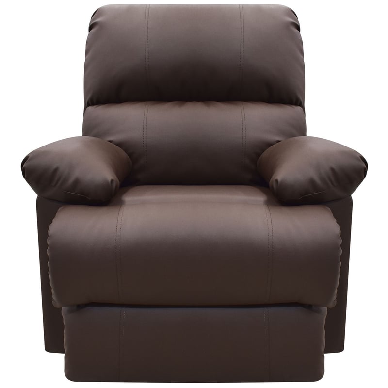 RELAX HOME - Silla Reclinable 1 puesto Cuerina Mecánica Relax 90 X 105 X 90 cm Negro Relax Home