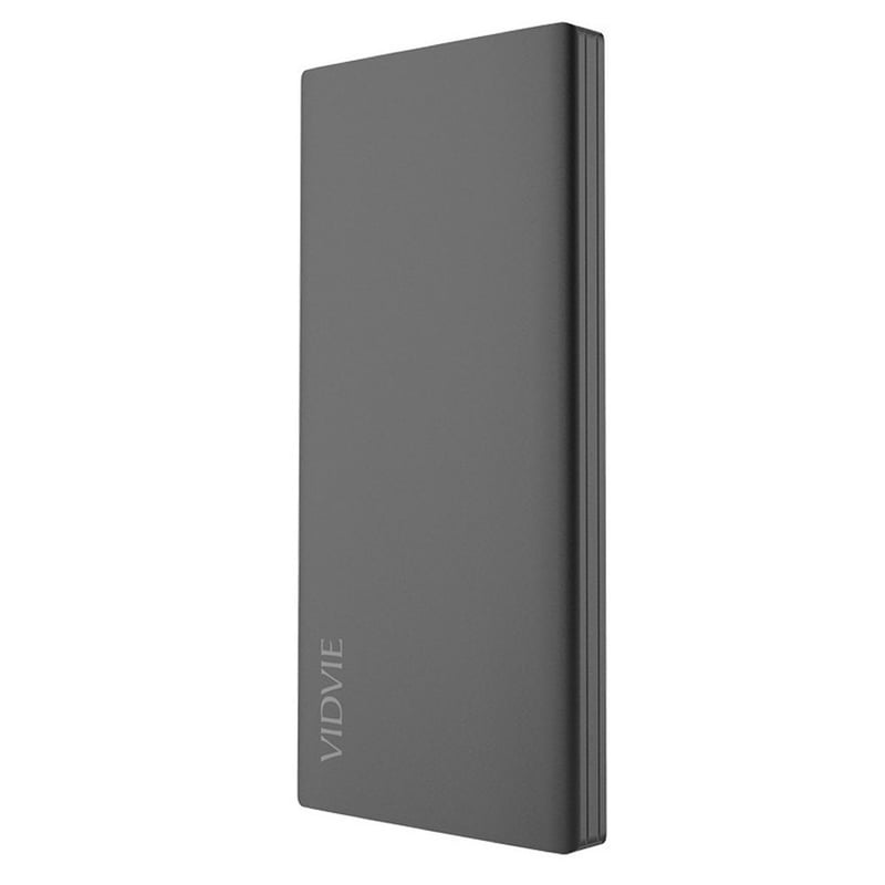 VIDVIE - Batería Powerbank 10000 mAh 2 Puertos USB, batería portátil recargable para celular