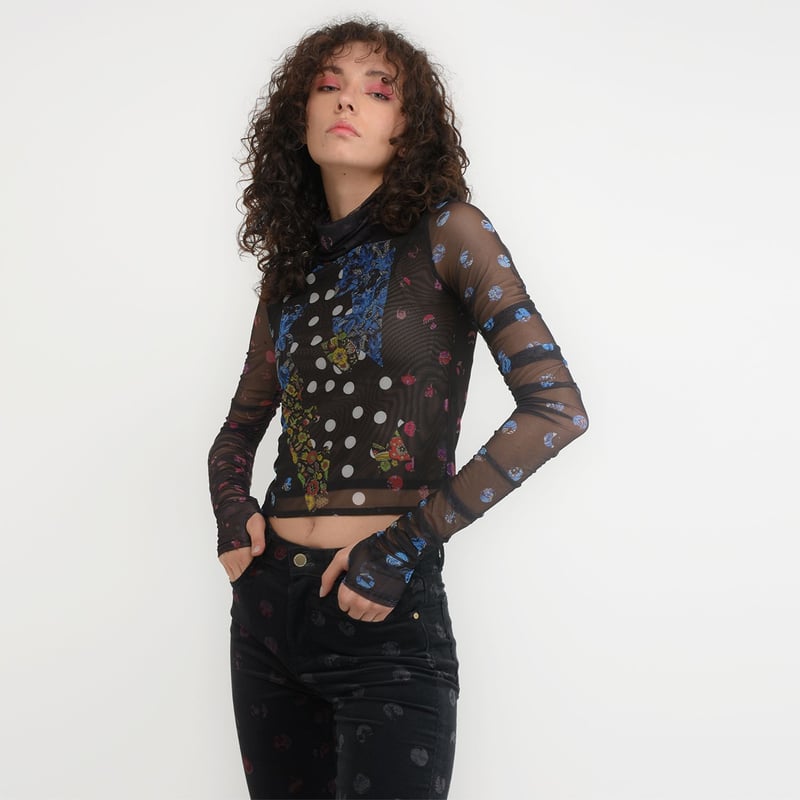 T-shirt Desigual Saray - Taille XS - Neuf Avec étiquettes - Femme