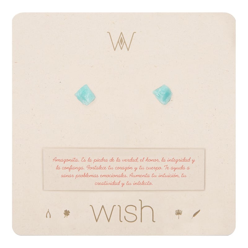 Wish - Aretes Wish Amazonita 