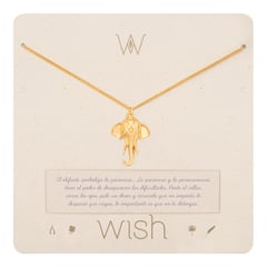 WISH - Collar Wish Oro Elefante