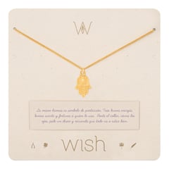 WISH - Collar Wish Oro Hamsa