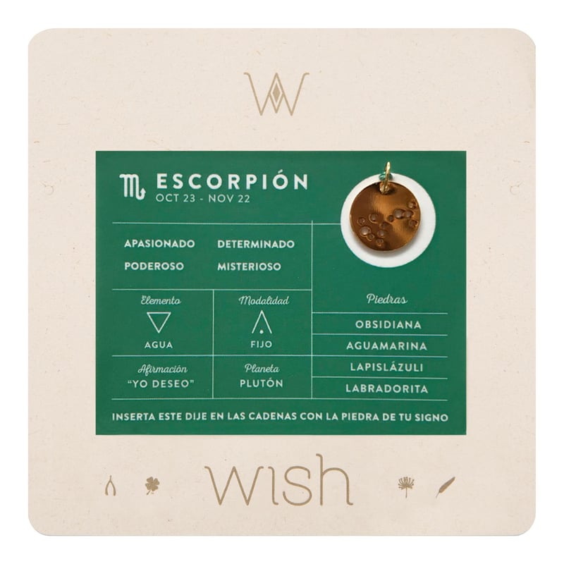 WISH - Dije Wish Escorpión