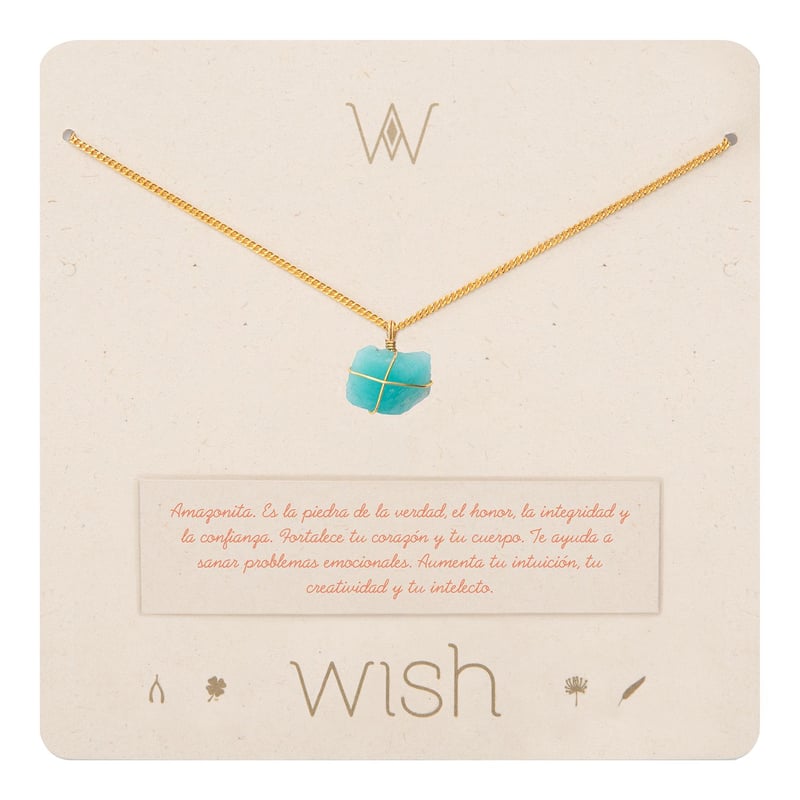WISH - Collar Wish Oro Amazonita 