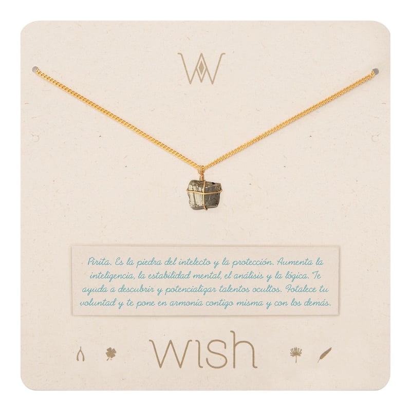 WISH - Collar Wish Oro Pirita