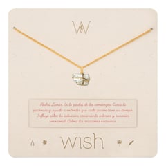 WISH - Collar Wish Oro Piedra Lunar 