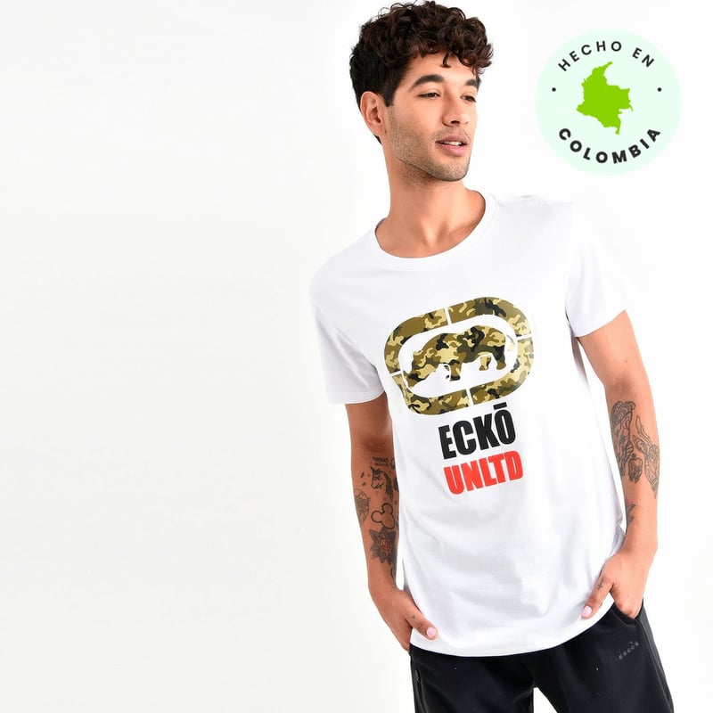 ECKO - Camiseta Hombre Manga Corta Ecko