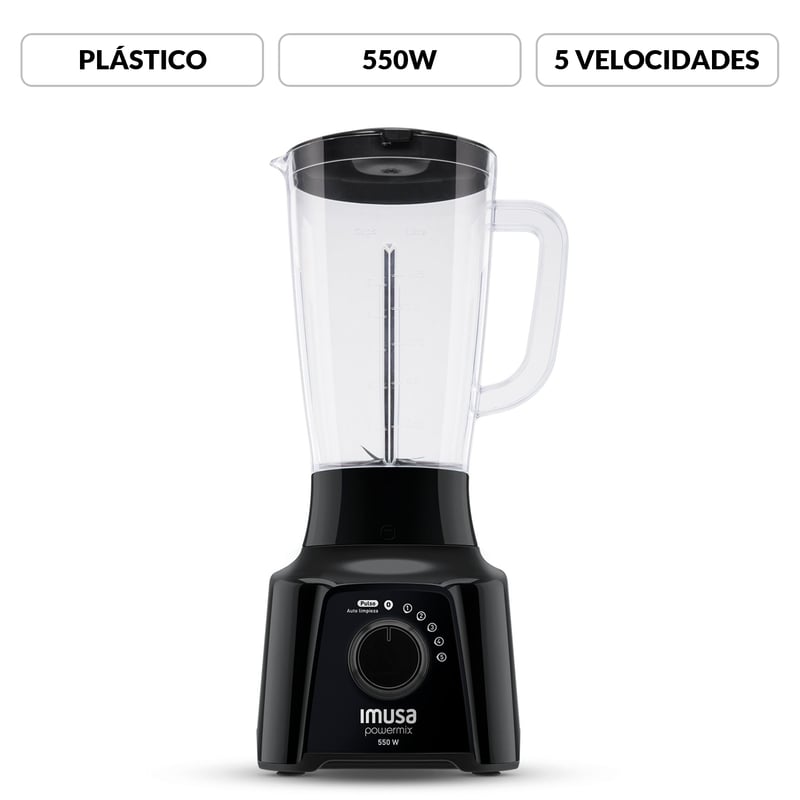 Licuadora Imusa PowerMix Plus 5 Velocidades 550W IMUSA falabella