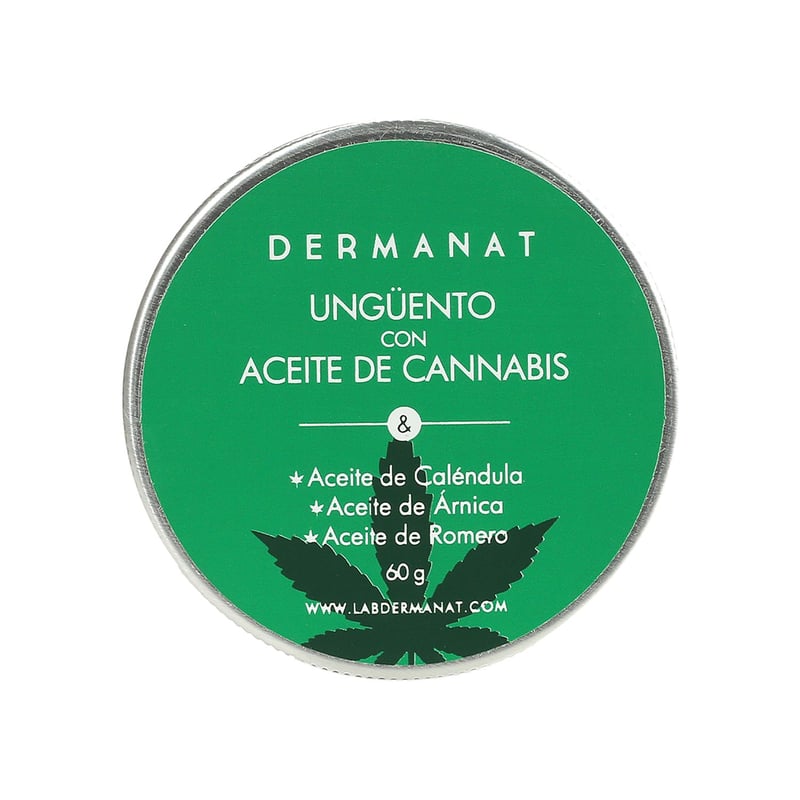 DERMANAT - Hidratante Corporal Ungüento con Aceite de Cannabis Dermanat para Todo tipo de piel 60 ml