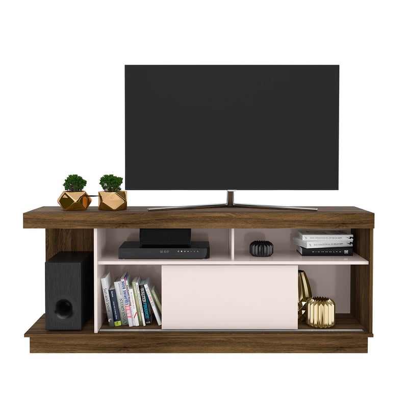 MULTIMUEBLES - Mueble de Televisión Moderno de 36.3 x 66.9 x 163 cm  para Televisores de Hasta 60 Pulgadas,  Multimuebles
