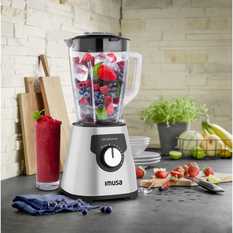 Licuadora Imusa Ultraforce Glass 8 Velocidades 600 W IMUSA falabella
