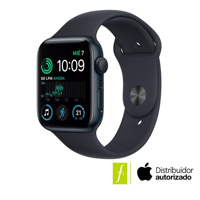 APPLE - Apple Watch SE (GPS) - Caja de Aluminio 44 mm - Correa Talla Única