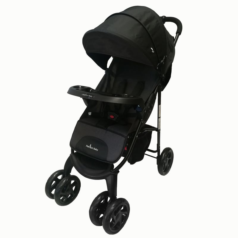 PREMIUM BABY - Coche para Bebé Compacto Premium Baby Negro Hiro