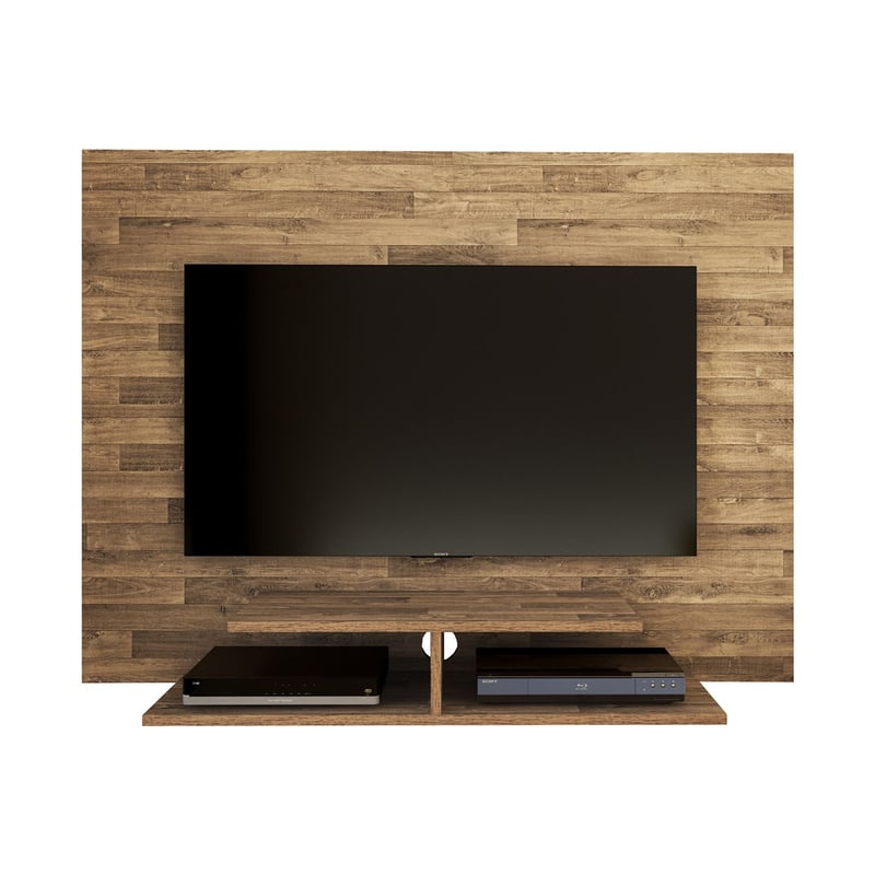BERTOLINI - Panel para TV Moderno de 120 x 89 x 28 cm para Televisores de Hasta 42 Pulgadas, Café Bertolini