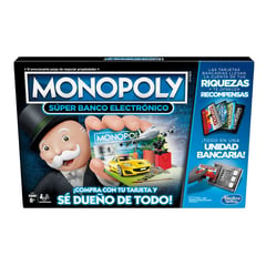 MONOPOLY - Juego De Mesa Monopoly Súper Banco Electrónico