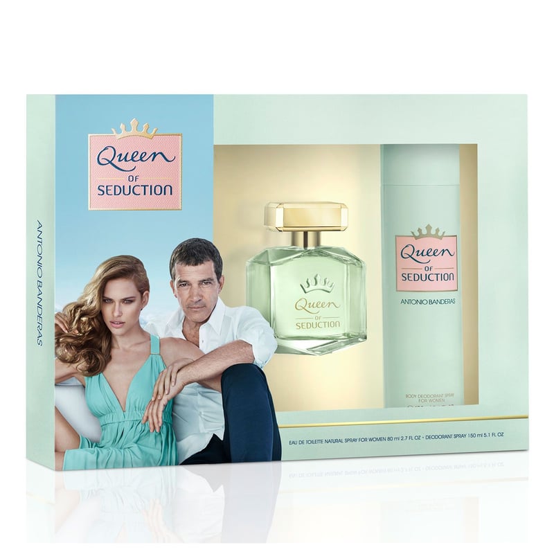 ANTONIO BANDERAS - Set de Perfumería Queen of Seduction Mujer EDT 80 ml + Desodorante 150 ml