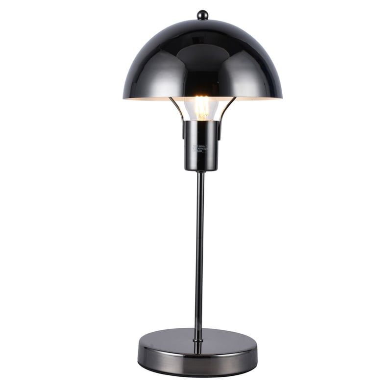 Lienxo - Lámpara de Mesa Collet Negro Cromado
