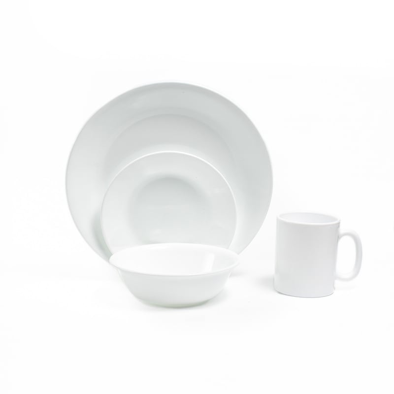 Corelle vajilla blanca shop