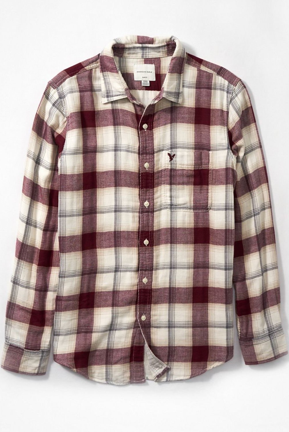 Camisa casual para Hombre Manga larga Slim American Eagle