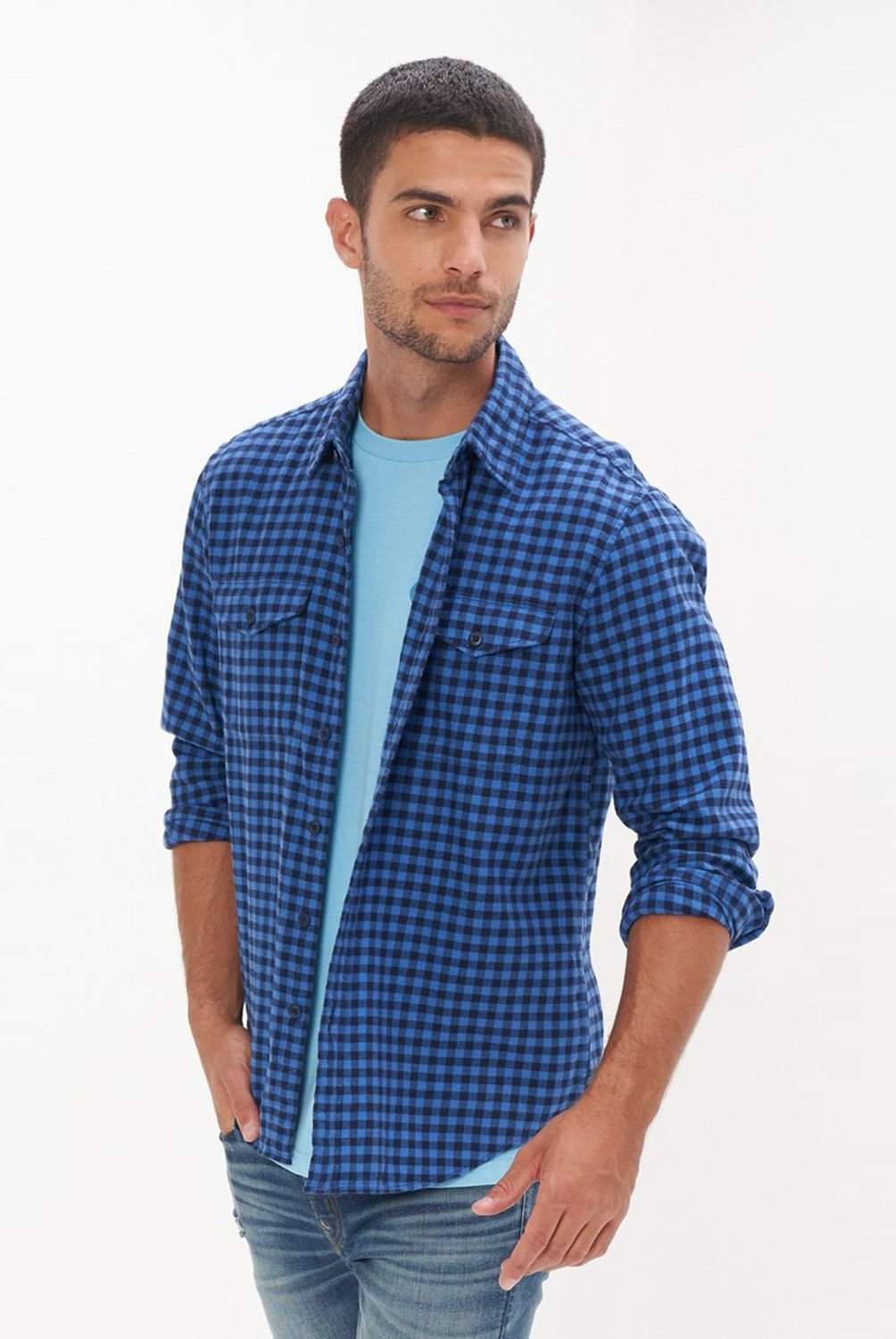 Camisa casual para Hombre Manga larga American Eagle