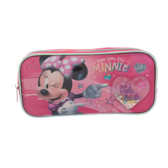 DISNEY - Cartuchera escolar suave doble Minnie Disney