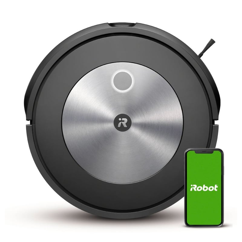 IROBOT - Aspiradora robot IROBOT J7 15 Negro, aspiradora con conexión WiFi, aspiradora inteligente, evita objetos comunes