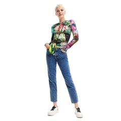 DESIGUAL - Camiseta para Mujer Manga larga Desigual