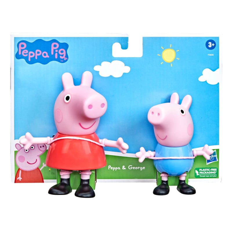 Muneca Peppa Pig Peppa y George PEPPA PIG falabella