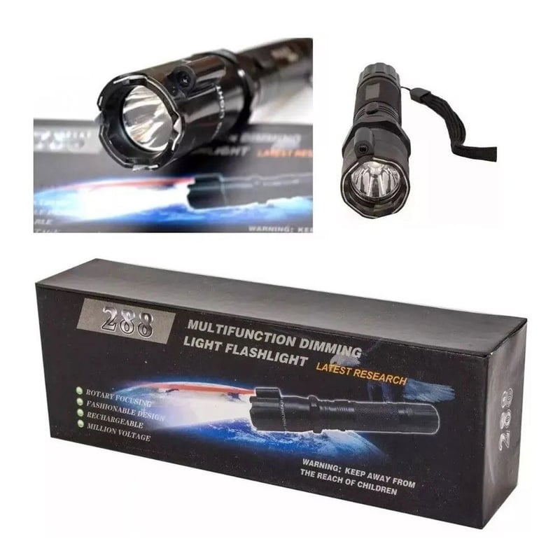 Danki - Linterna Led Recargable Laser Taser Descarga 288