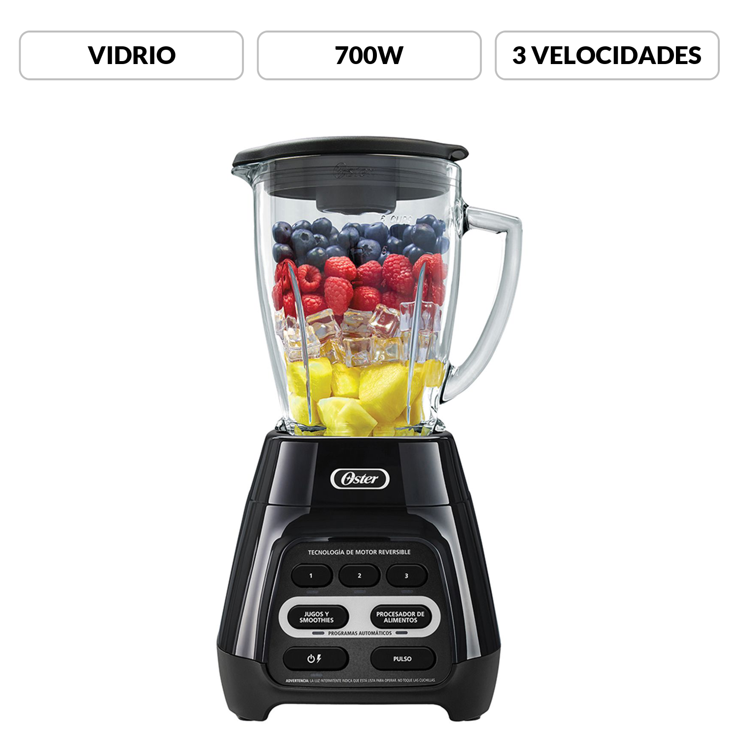 Licuadora Oster Motor Reversible 3 Velocidades 700 W OSTER falabella