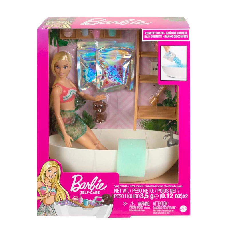 Set de juego Barbie Self Care Bano de burbujas BARBIE falabella