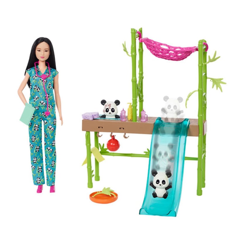 Set de juego Barbie Cuidadora de Pandas BARBIE falabella