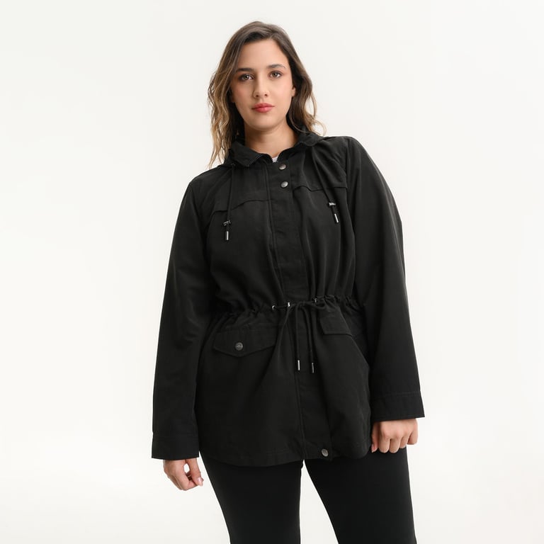Corte Regular Chaqueta Comma Para Mujer - Estilo Casual Y Cómodo