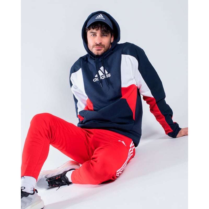 Buzo Tipo Hoodie con Capucha Colorblock para Hombre Adidas ADIDAS falabella