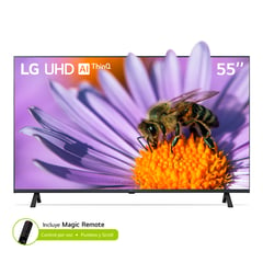 LG - Televisor LG 55 pulgadas LED 4K Ultra HD Smart TV 55UR8750