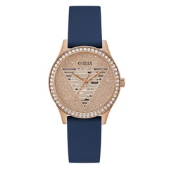 GUESS - Reloj Guess para Mujer Lady Idol. Reloj análogo Azul Silicona