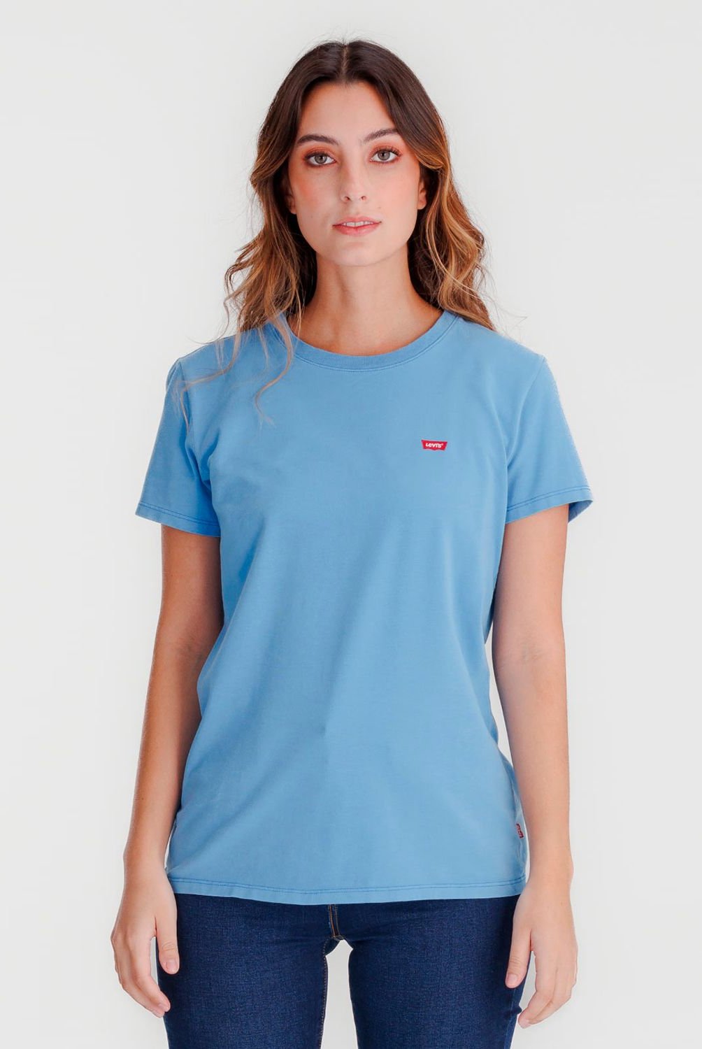 Camiseta para Mujer de Algodon Cuello redondo Manga corta Levis LEVIS falabella