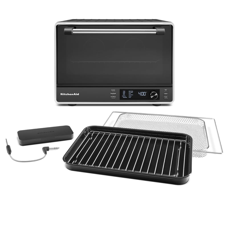 KITCHENAID - Horno con Freidora de Aire Sin Aceite KitchenAid 28 lt Doble Convección con Medidor de Temperatura