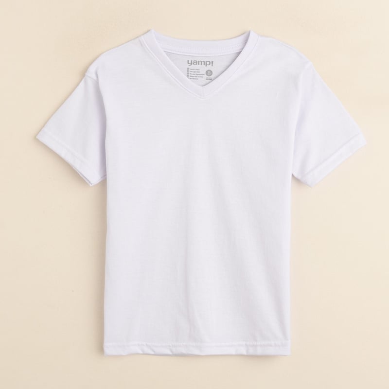 Camisetas blancas cuello v hotsell