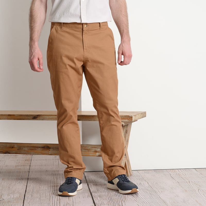 Pantalon chino recto hombre hotsell