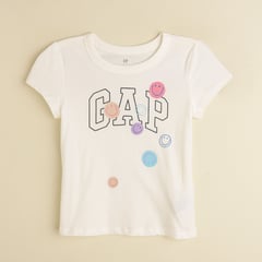 GAP - Camiseta para Niña en Algodón orgánico GAP