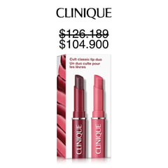 CLINIQUE - Set de Bálsamos de labios Clinique Cult Classic Duo Clinique: incluye 2 Productos