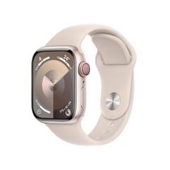 APPLE - Apple Watch Series 9 (GPS + Celullar) Blanco 41mm Correa Talla S/M