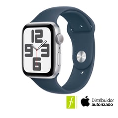 APPLE - Apple Watch SE Plata 44mm Correa Talla S/M