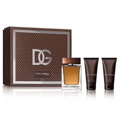 DOLCE & GABBANA - Set de Perfume Hombre Dolce & Gabbana  Incluye: The One Pour Homme EDT 100 ml + After Body Shave 50 ml + Shower Gel 50 ml