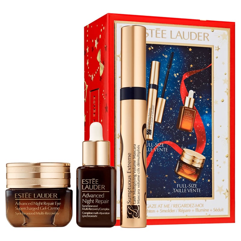 Set de tratamiento facial Holiday Starry Eyes Estee Lauder Incluye 3