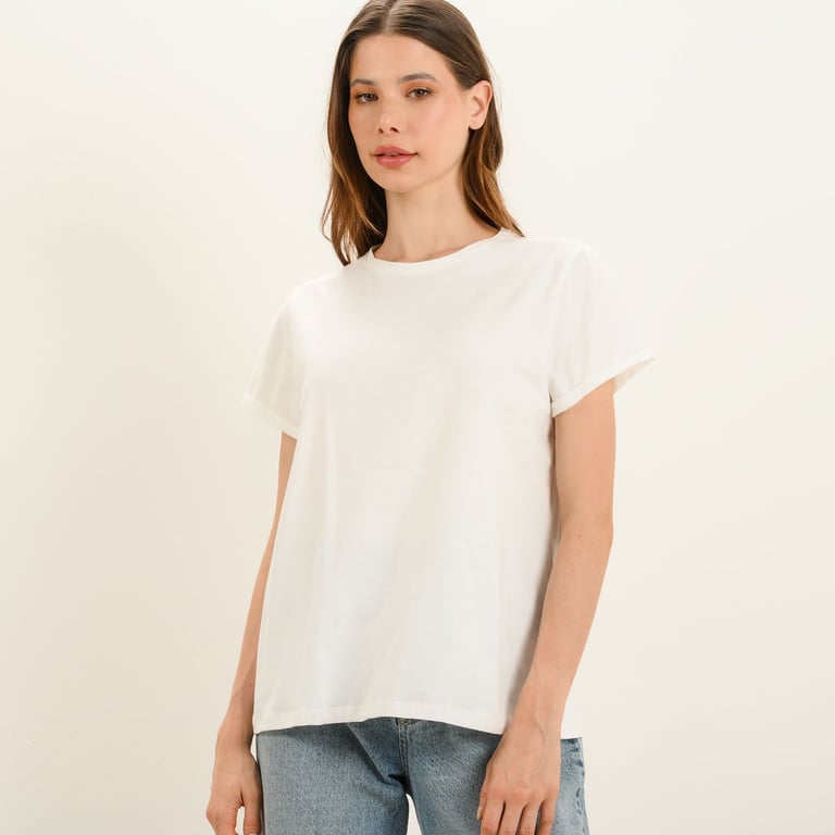 Camiseta para Mujer Manga corta de Algodón Basement BASEMENT ...